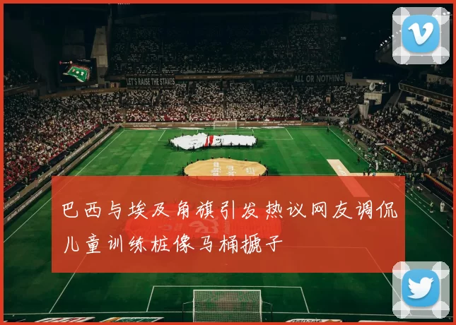 巴西与埃及角旗引发热议网友调侃儿童训练桩像马桶搋子